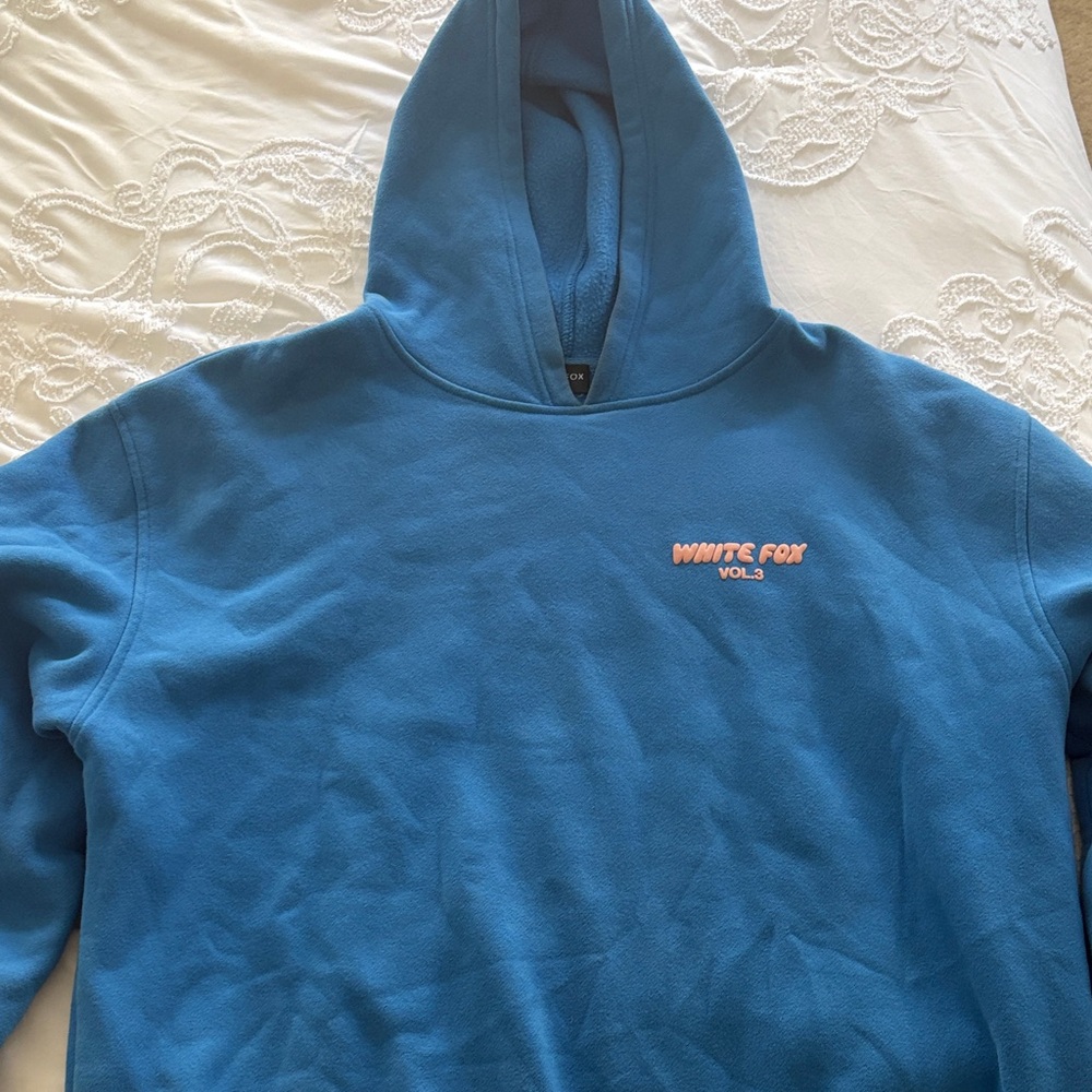 Women’s White Fox Hoodie